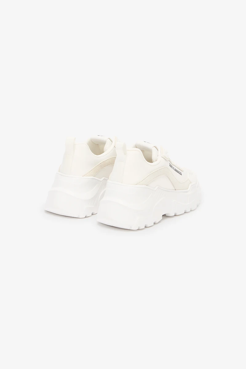 Sneakers With Lug Sole And Logo