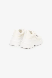 Sneakers With Lug Sole And Logo