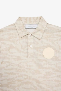 Polo-Shirt With Tiger Skin Print