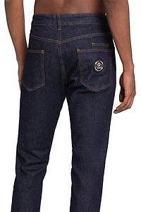 RC Monogram Slim-Leg Jeans
