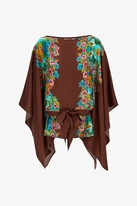 Hawaii Print Silk Shirt