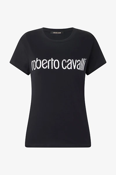 T-Shirt With Used Logo