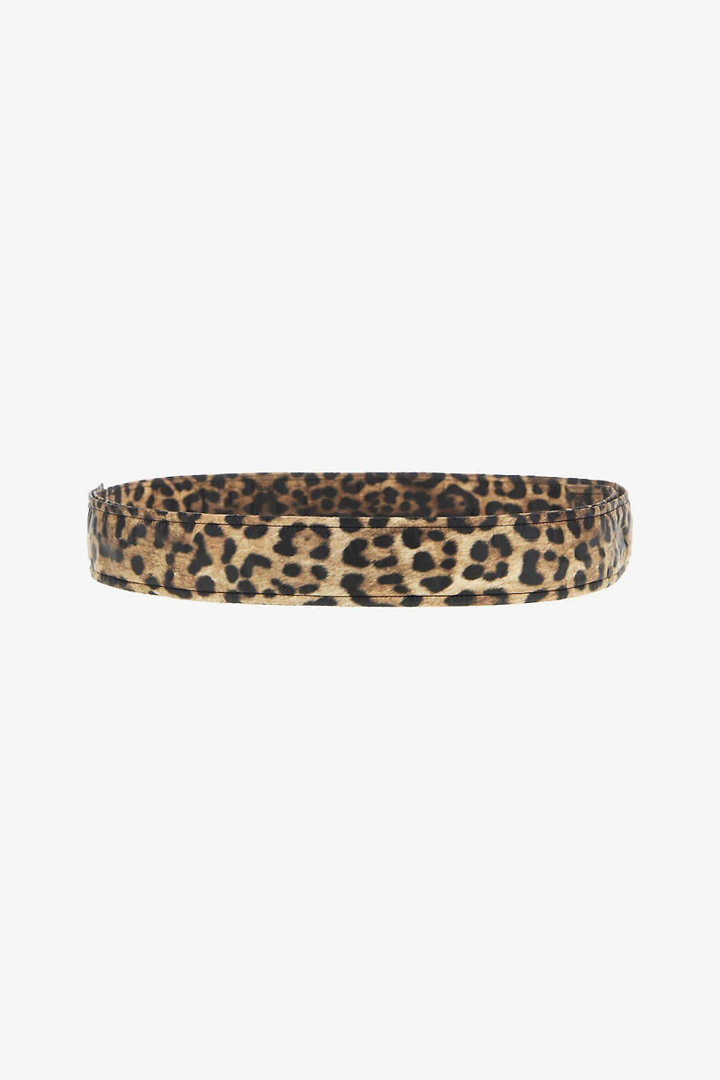 Leopard print headband