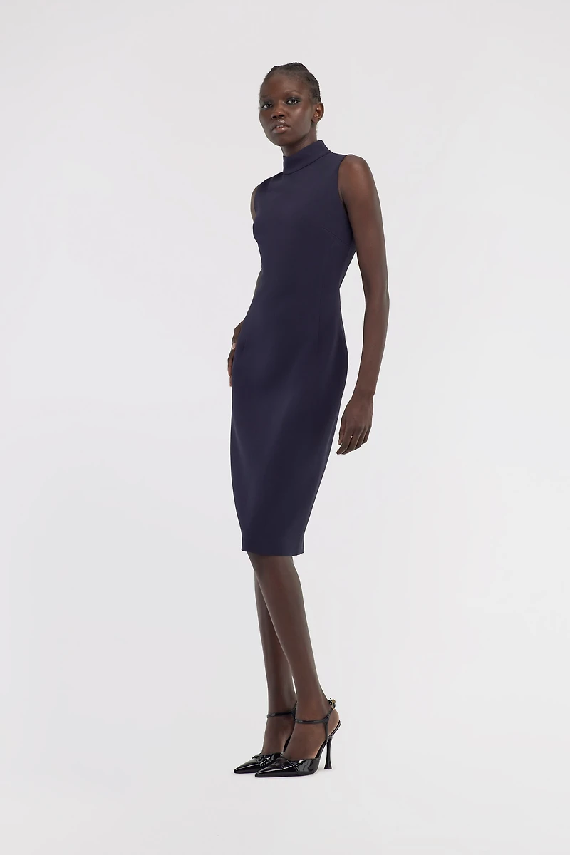 Sleeveless dress with RC