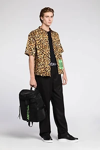Just Cavalli Logo-Print Backpack