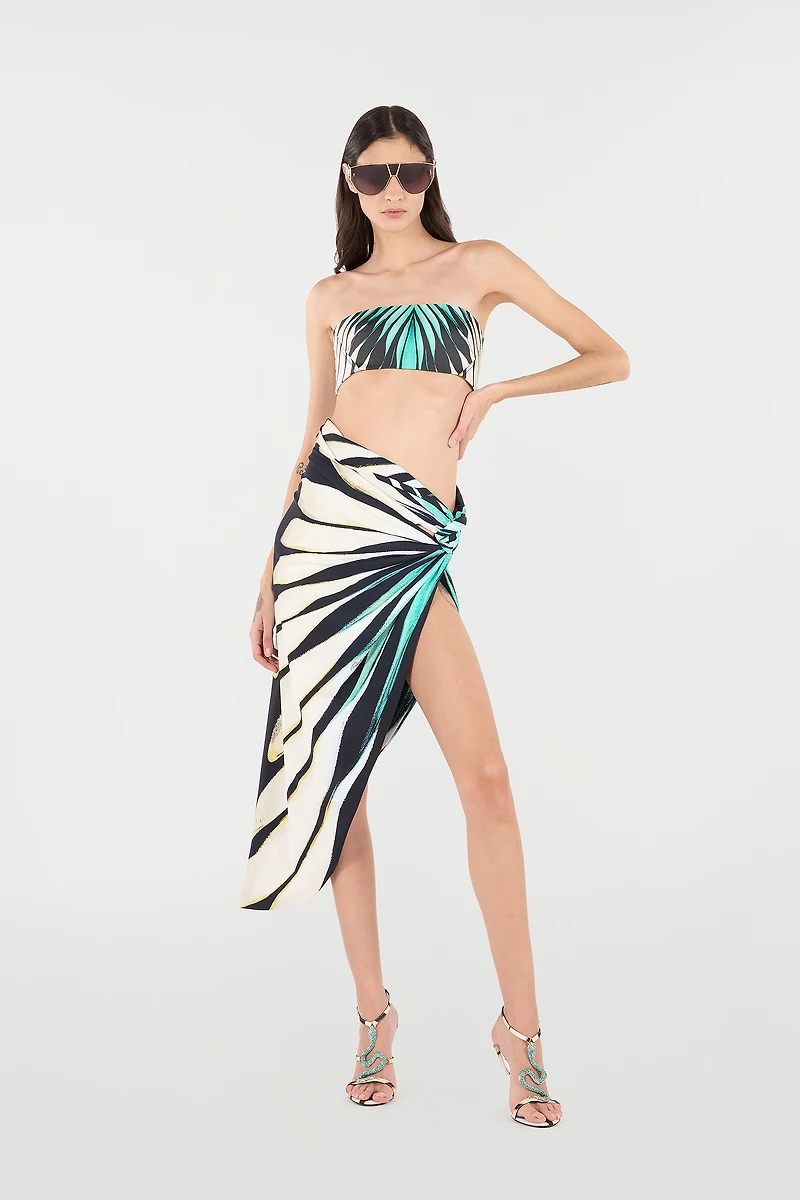 Ray Of Sea Print Sarong
