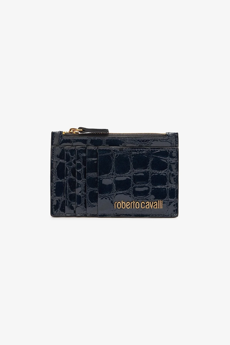Coin Purse With Crocodile Print