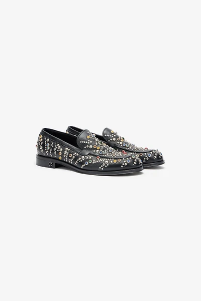 Loafers With Studs And Stones