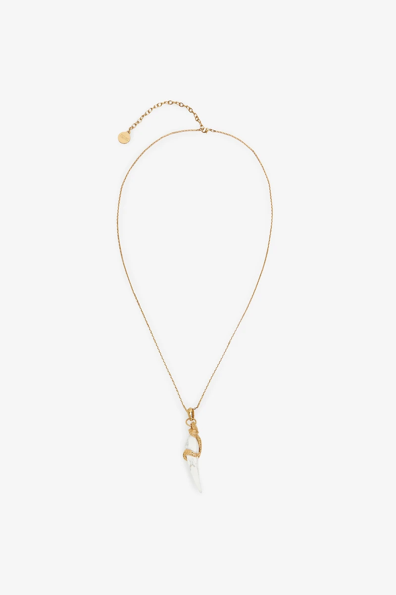 Necklace with Fang pendant