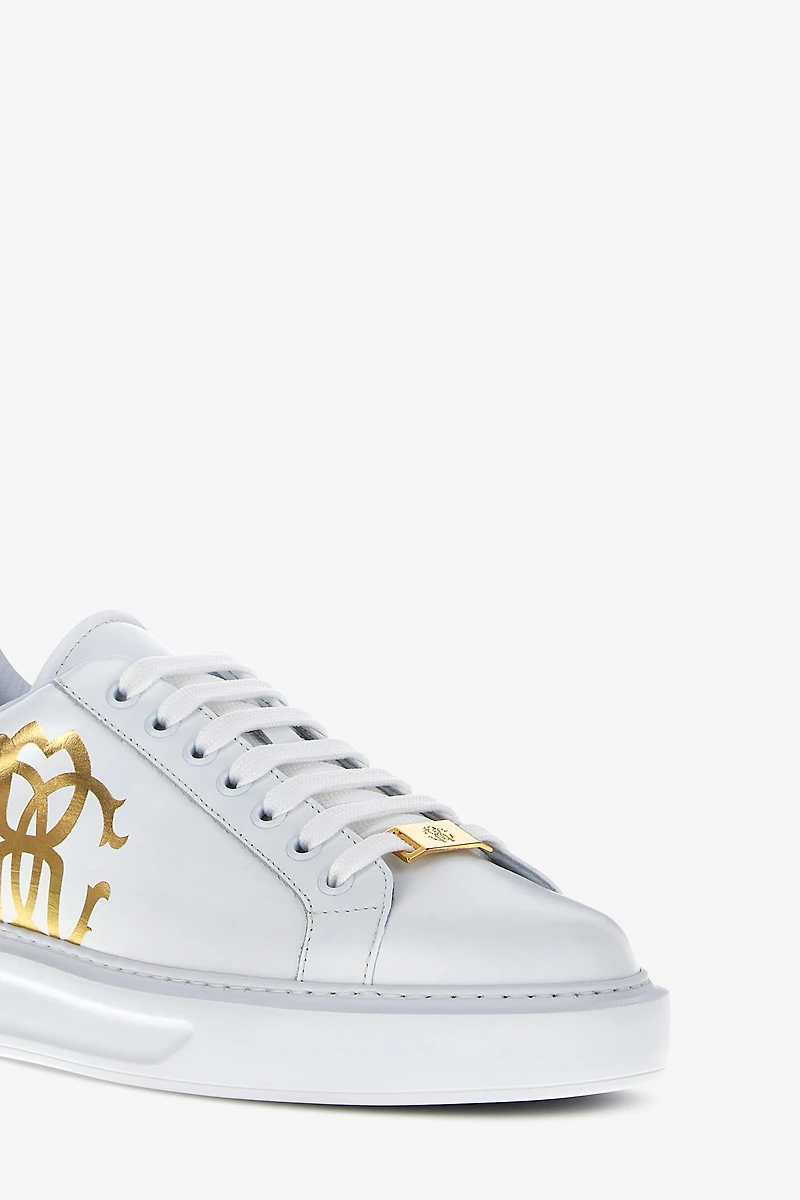 Sneakers with Monogram Mirror Snake