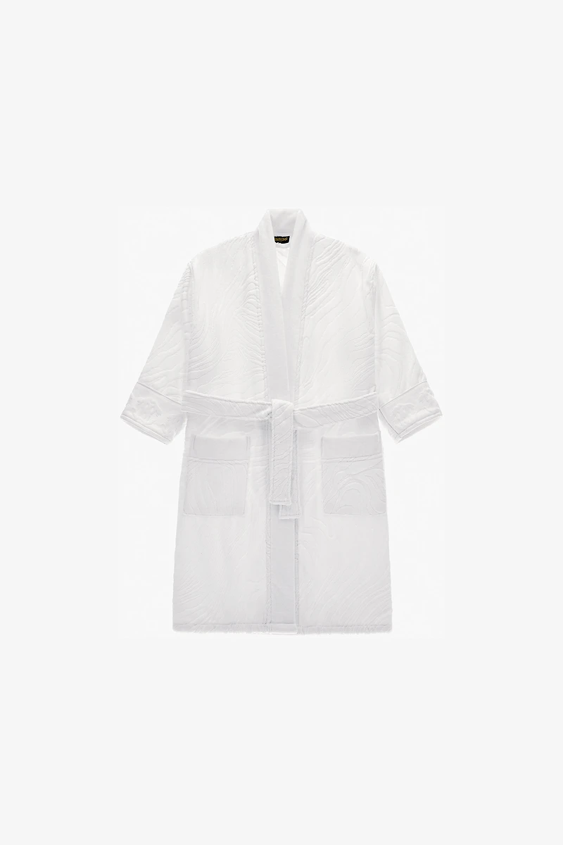 Crystal Snakes terry cotton bathrobe.