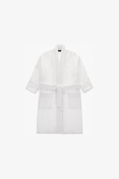 Crystal Snakes terry cotton bathrobe.