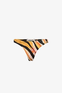 Zebra-Print Bikini Briefs