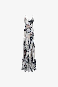 Marble Print Dress