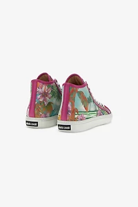 Hawaii print sneakers