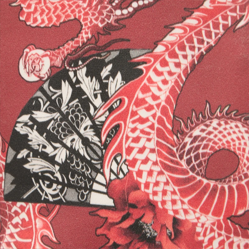 Knee-High Boots With Dragon Print