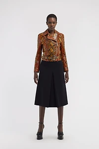 Snake leather jacket