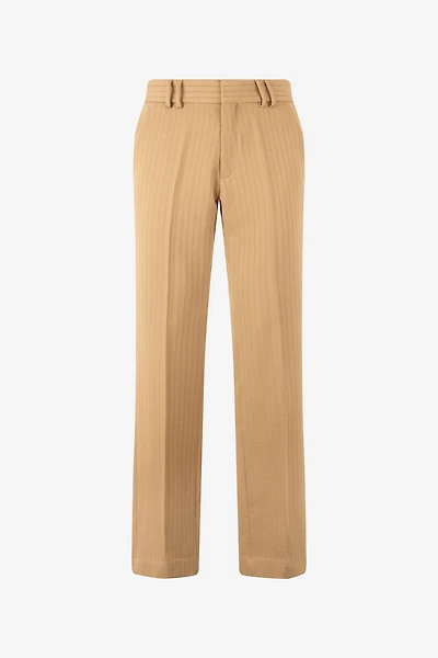Striped Virgin Wool Pants