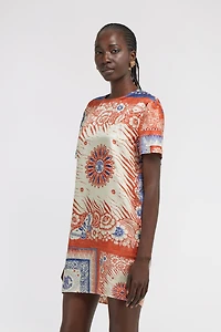 Bandana Print Dress