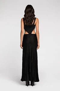 Ring-embellished dress