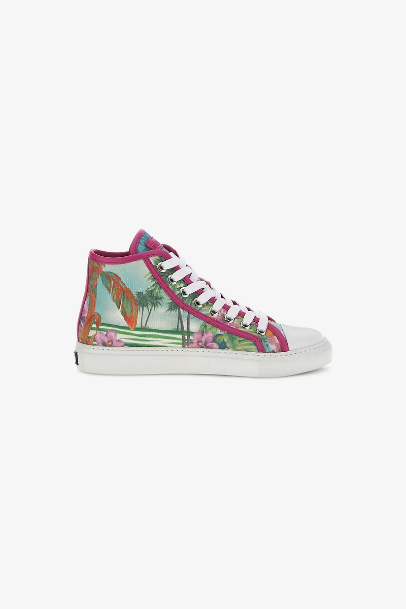 Hawaii print sneakers