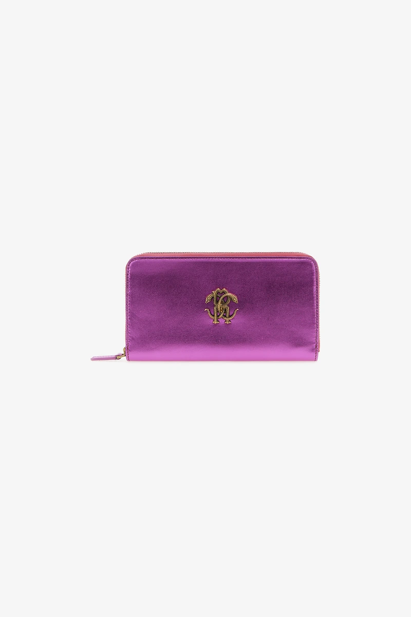 Wallet with Monogram RC and zip