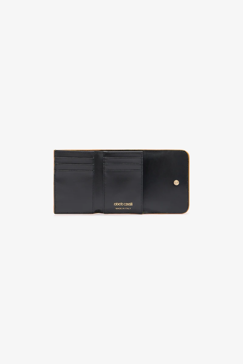 Ostrich-Effect Flap Card Holder