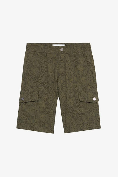 Cheetah-Print Shorts
