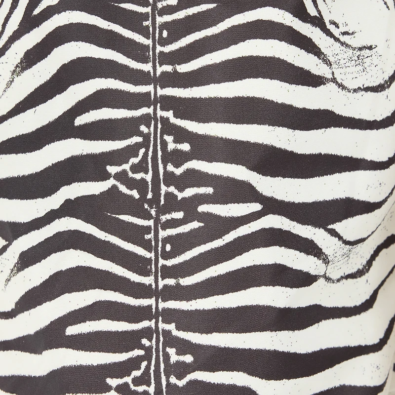 Zebra-Print Swim Shorts