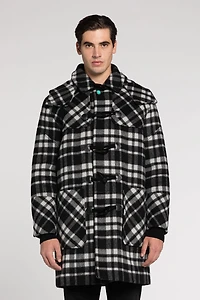 Plaid Duffle Coat