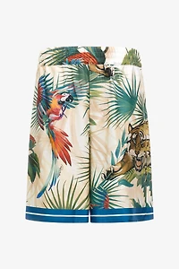 Jungle Print Shorts