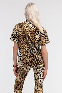 T-shirt with Jaguar Skin print