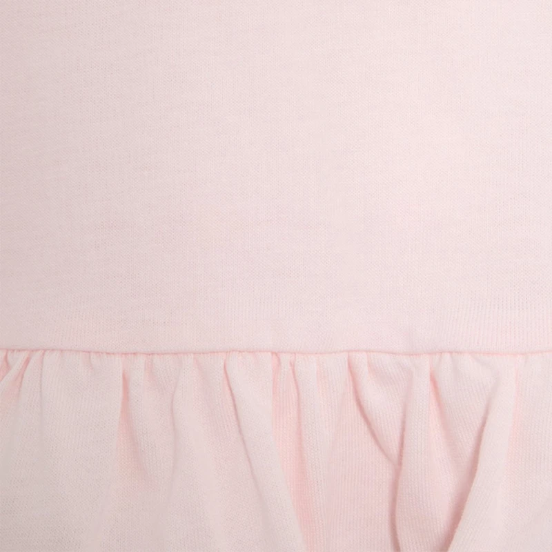 Baby Pink Dress with Jaguar Skin Inserts