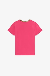 Bougainvillea Fuchsia T-Shirt with RC Monogram