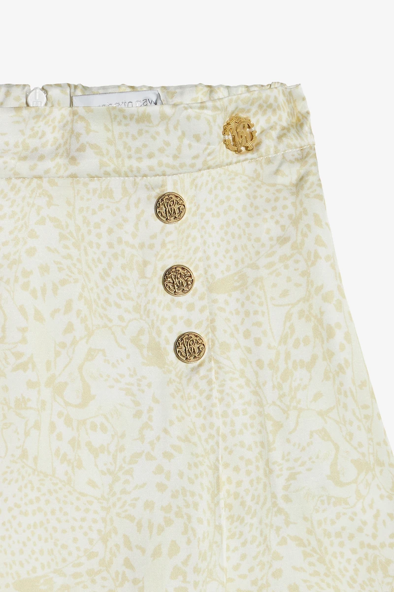 Skirt With Cheetahs And Cheetah Skin
