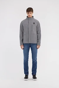 Padded down jacket with logo