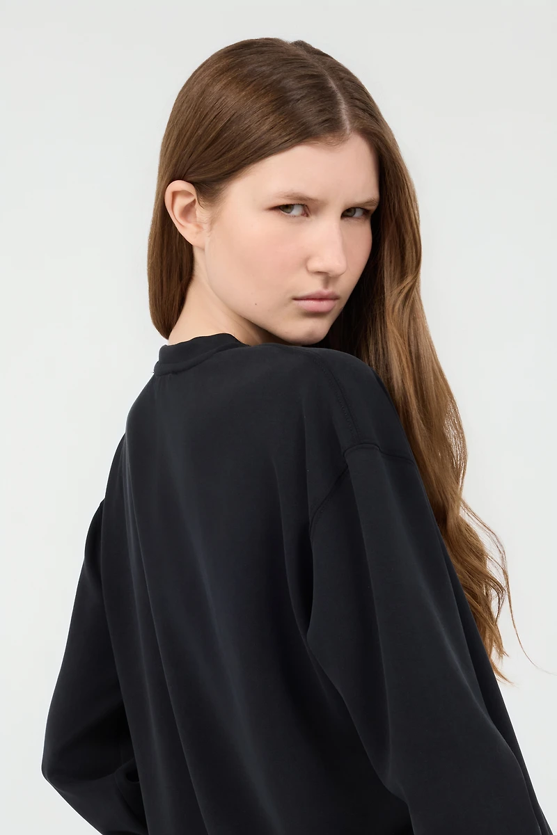 Black Logo Sweatshirt