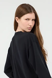 Black Logo Sweatshirt