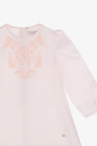 Baroque Embroidered Pink Dress