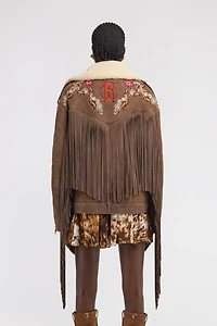 Biker Jacket with Fringe