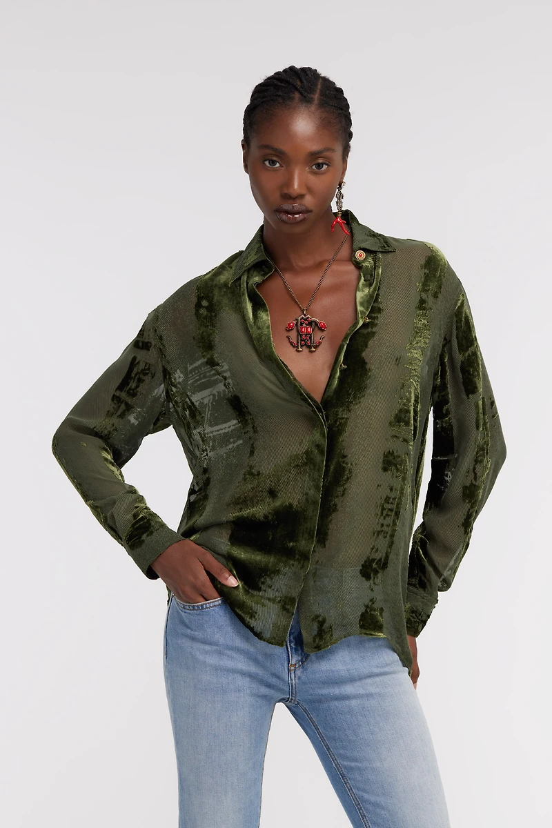 Devoré shirt
