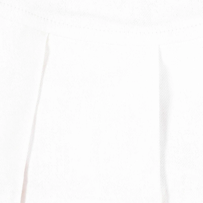 Pleated Denim Mini Skirt