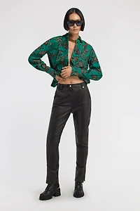 Just Cavalli leather pants