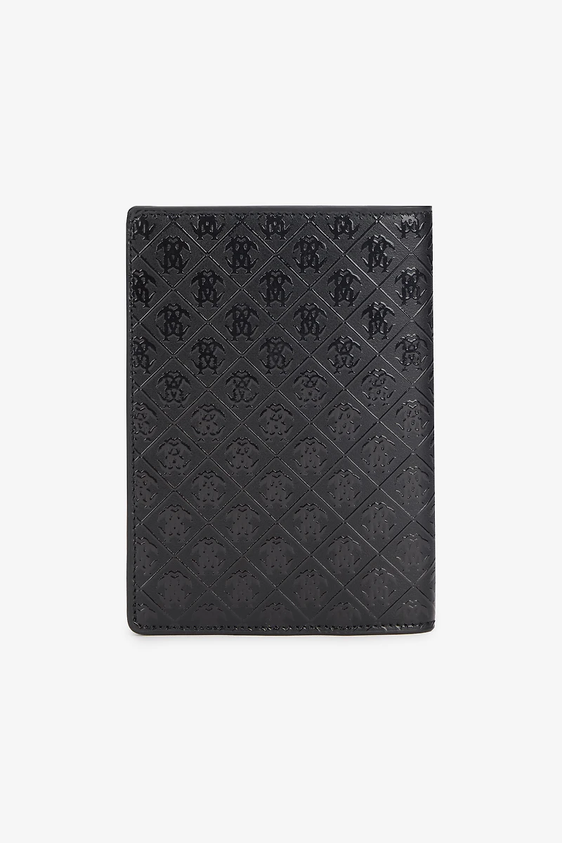 Wallet With All-Over Mirror Snake Monogram