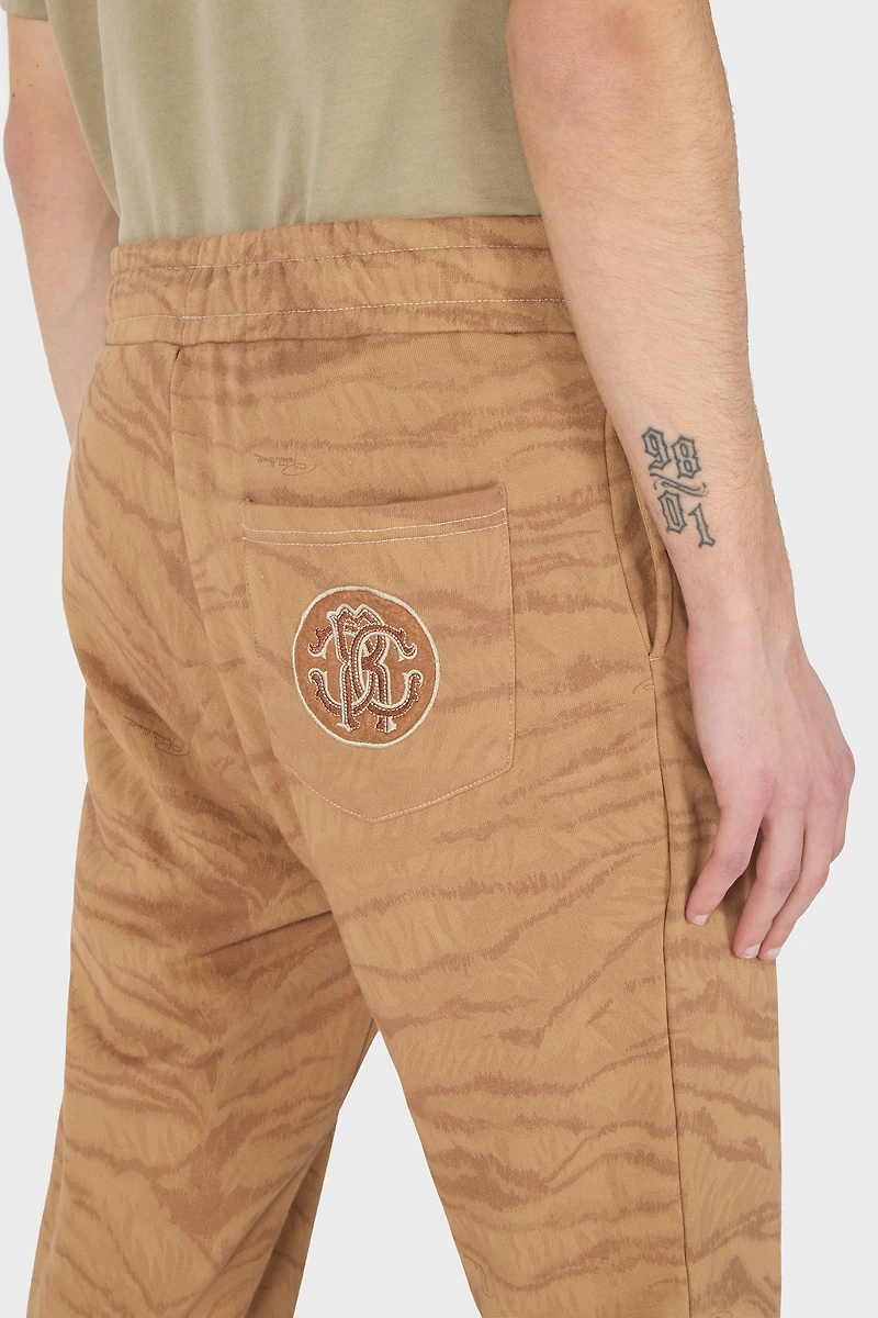 Tiger Skin Print Joggers