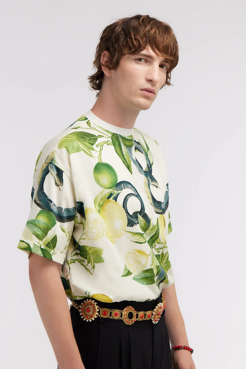 Lemon print t-shirt