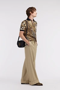 Polo with Jaguar Skin print