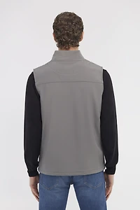 Padded vest with logo