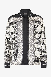 Silk Shirt With Floral Print