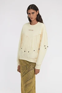 Sweatshirt with Fringe
